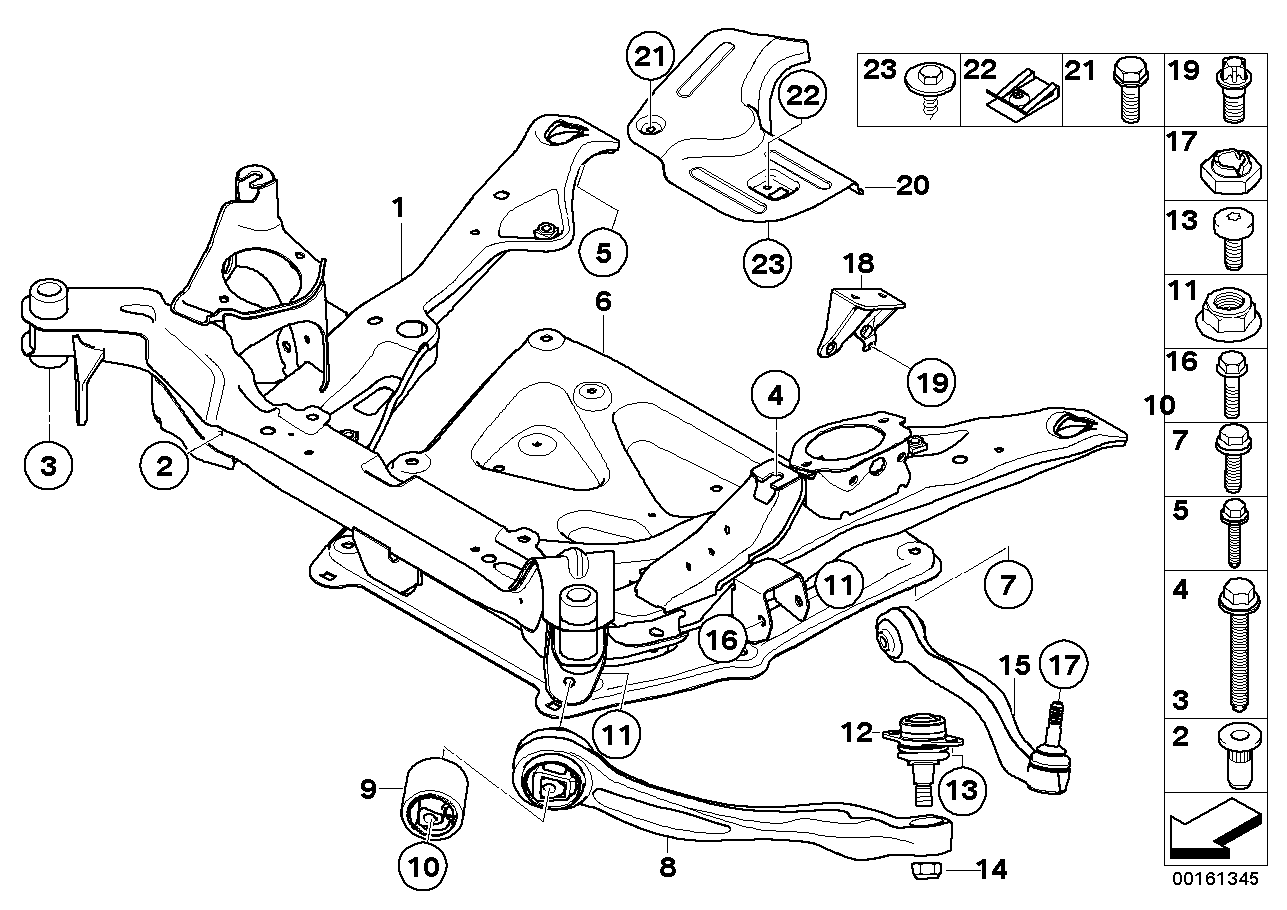 BMW 31 12 6 768 302 - Тампон, носач vvparts.bg