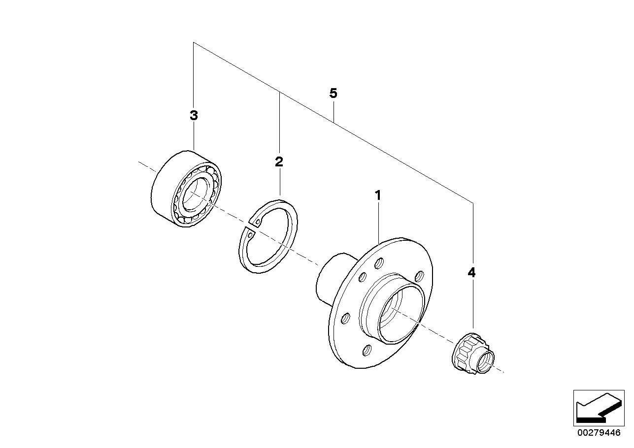 VAG 33411130617 - Комплект колесен лагер vvparts.bg