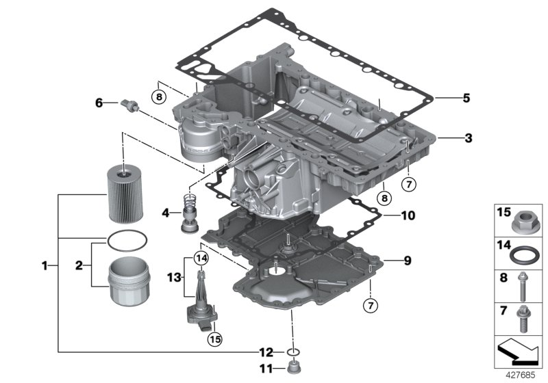 BMW 12 61 8 611 273 - Датчик, налягане на маслото vvparts.bg