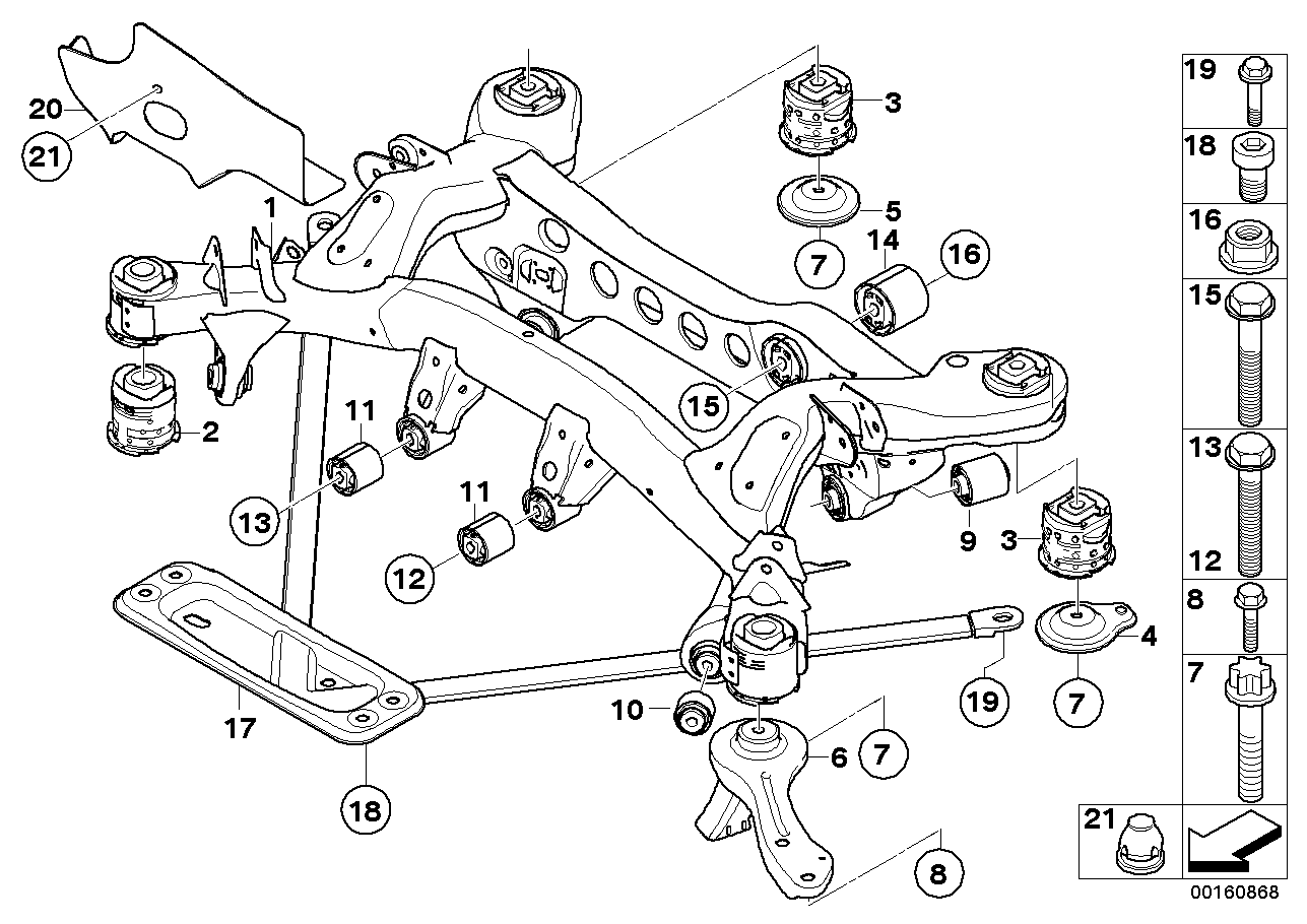 BMW 33 32 6 763 092 - Тампон, носач vvparts.bg