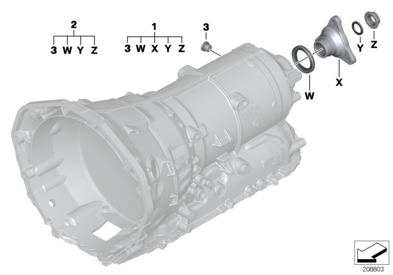 BMW 24 11 7 552 349 - Блокиращ болт, корпус скорости vvparts.bg