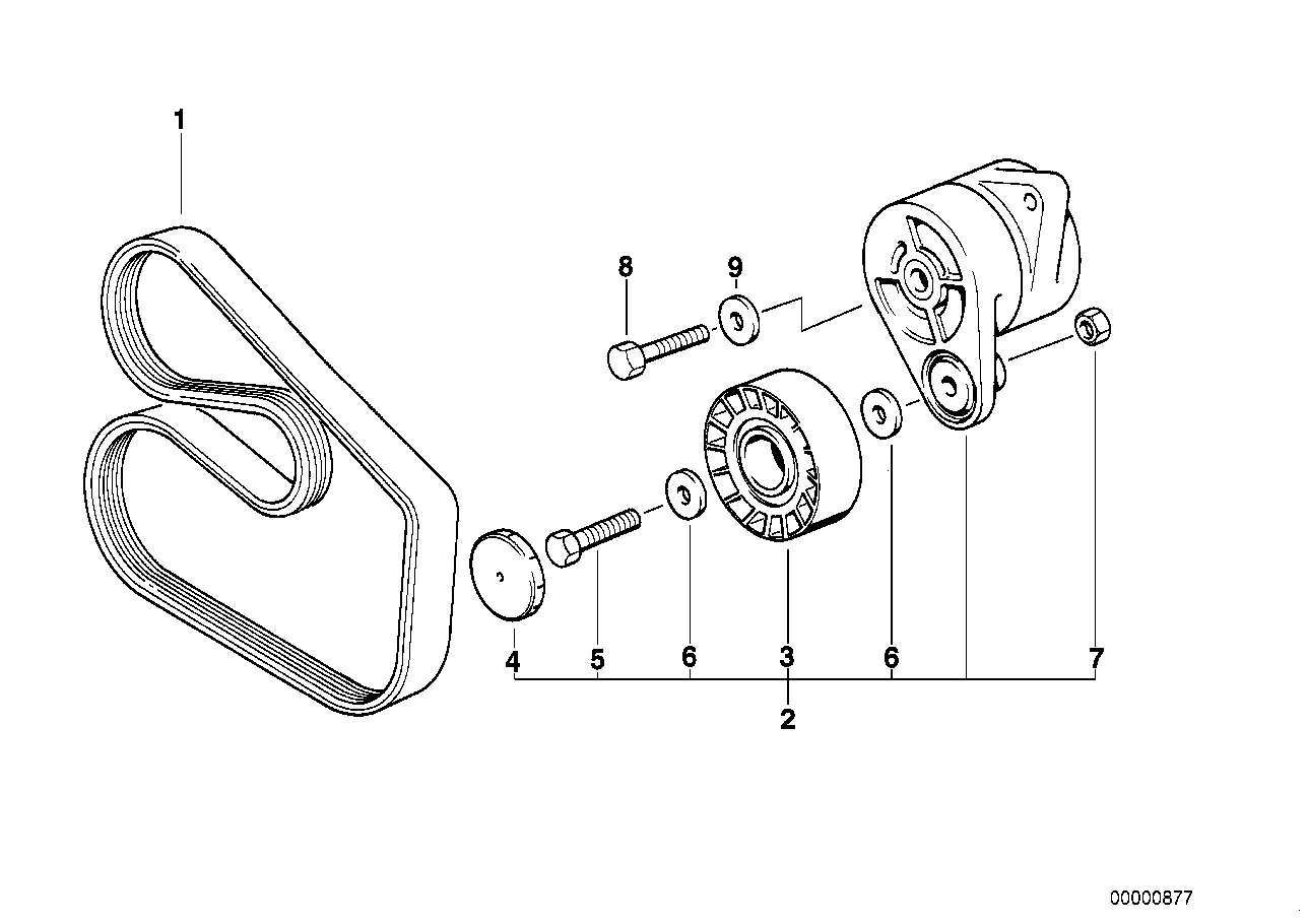 BMW 11287636378 - Пистов ремък vvparts.bg