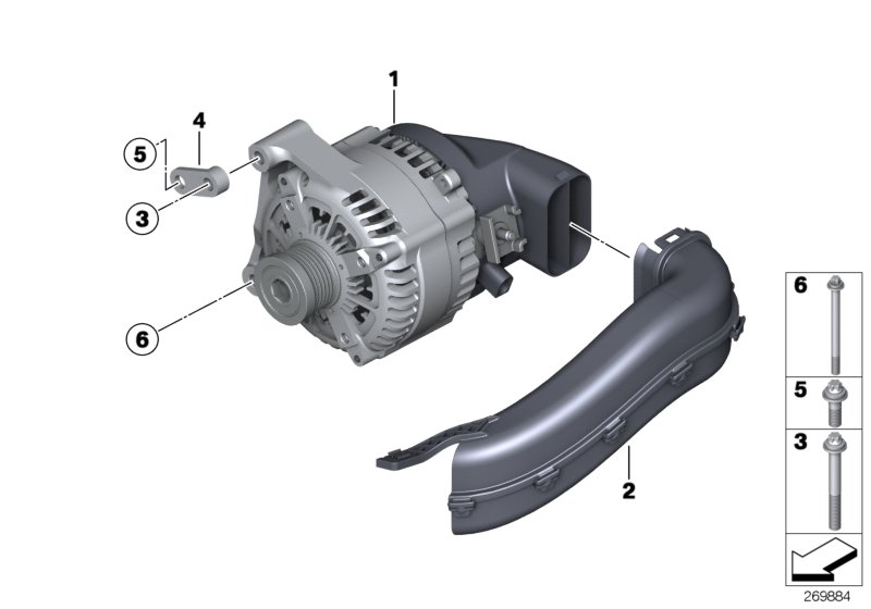 BMW 12317605060 - Генератор vvparts.bg