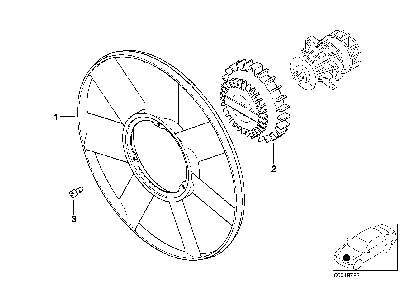 BMW 11 52 2 249 373 - Перка, охлаждане на двигателя vvparts.bg