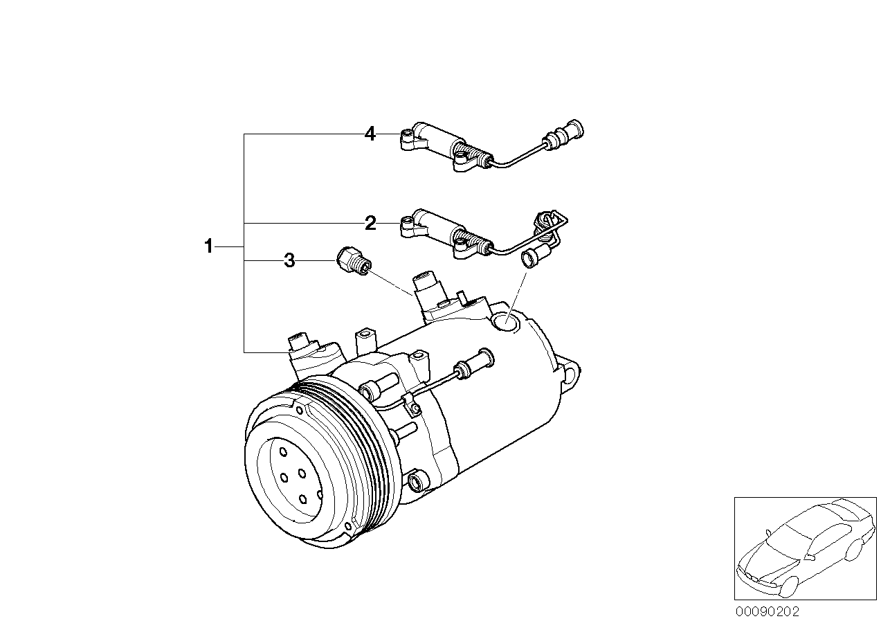 OM 64526901206 - Компресор, климатизация vvparts.bg