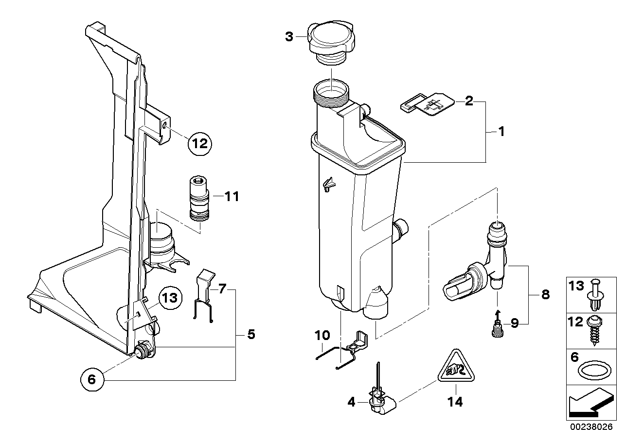 VW 17117573781 - Expansion tank vvparts.bg