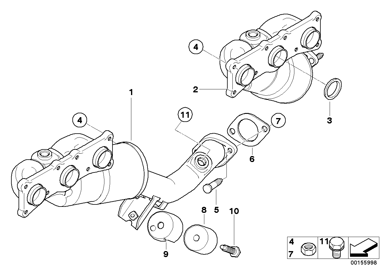 BMW 18403417275 - Катализатор vvparts.bg