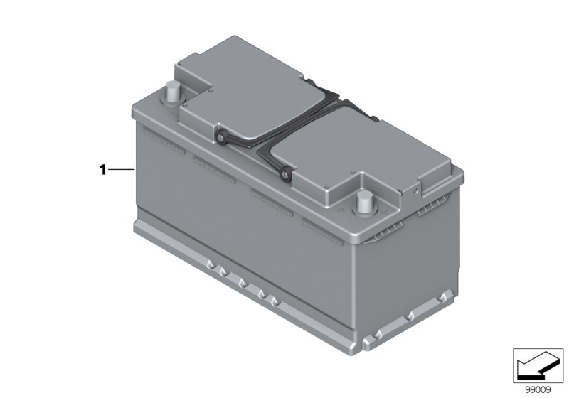 Chevrolet 61216924021 - Original BMW AGM-battery vvparts.bg