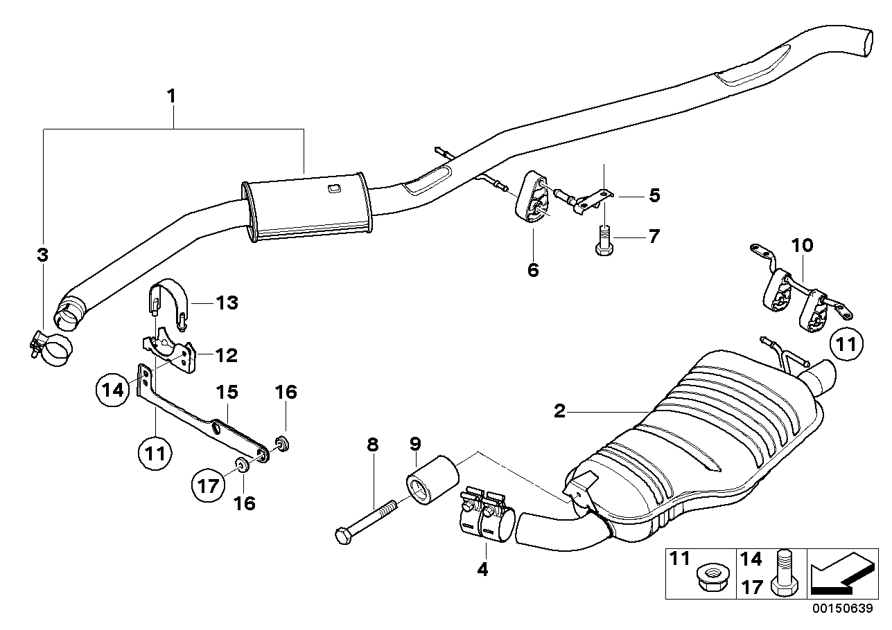 BMW 18.30.7.785.717 - Тръбна връзка, изпускателна система vvparts.bg