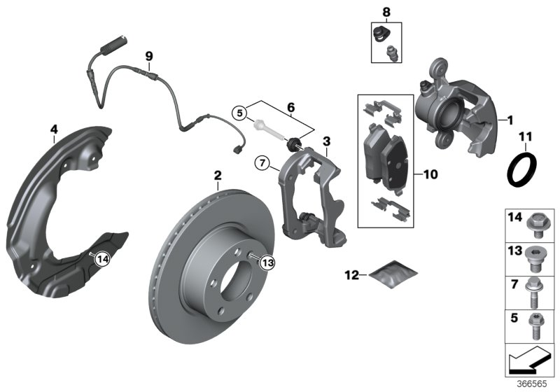 BMW 34116774681 - Спирачен апарат vvparts.bg