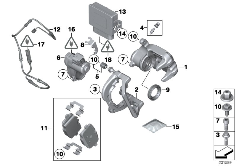 BMW 34216796741 - Комплект спирачно феродо, дискови спирачки vvparts.bg