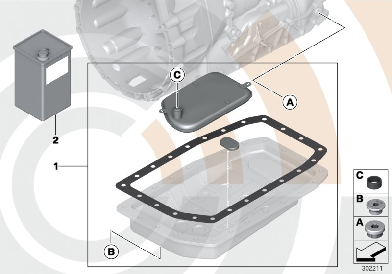 BMW 24 15 2 333 915 - Хидравличен филтър, автоматична предавателна кутия vvparts.bg