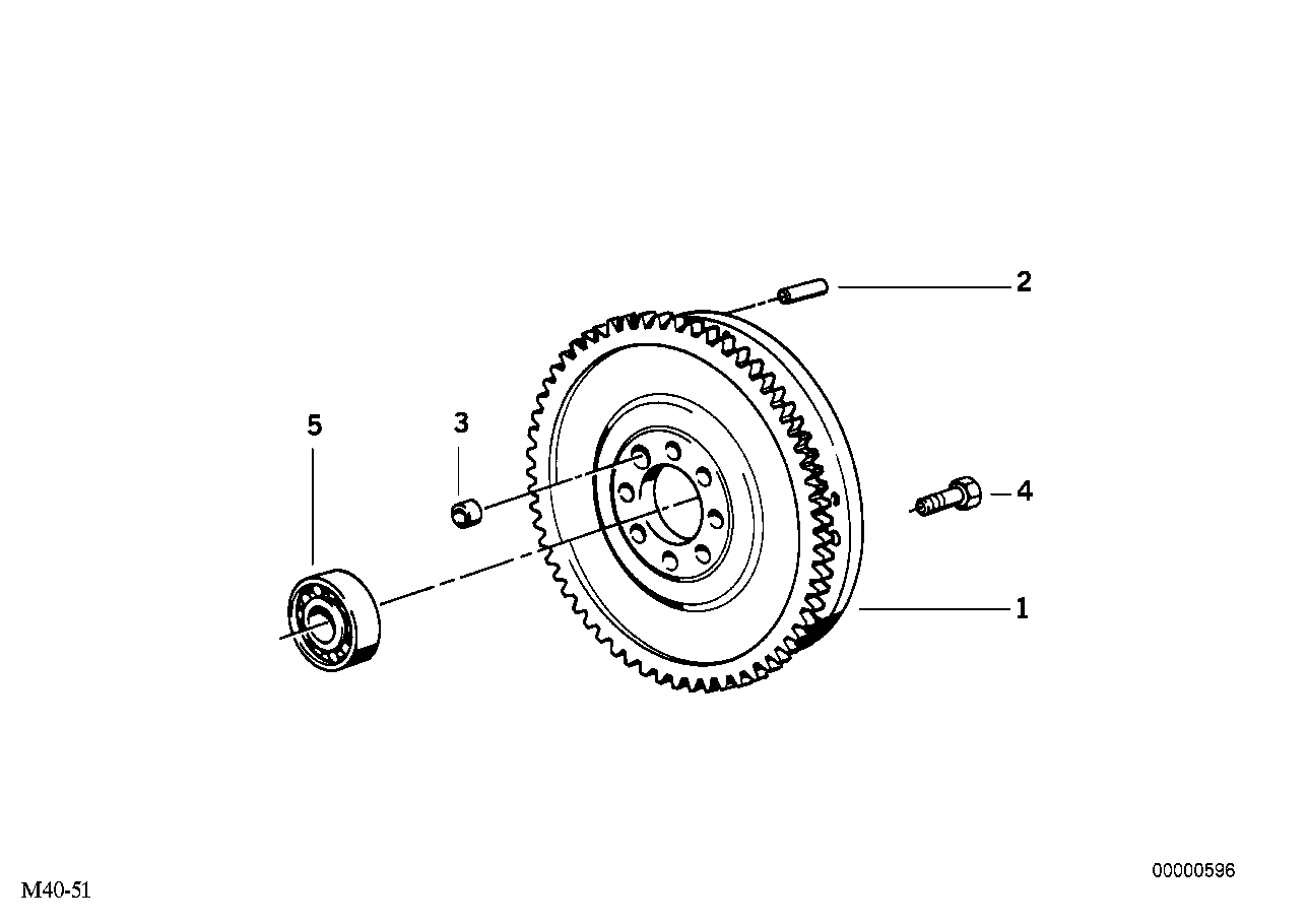 BMW 1122 2 243 051 - Болт на маховика vvparts.bg