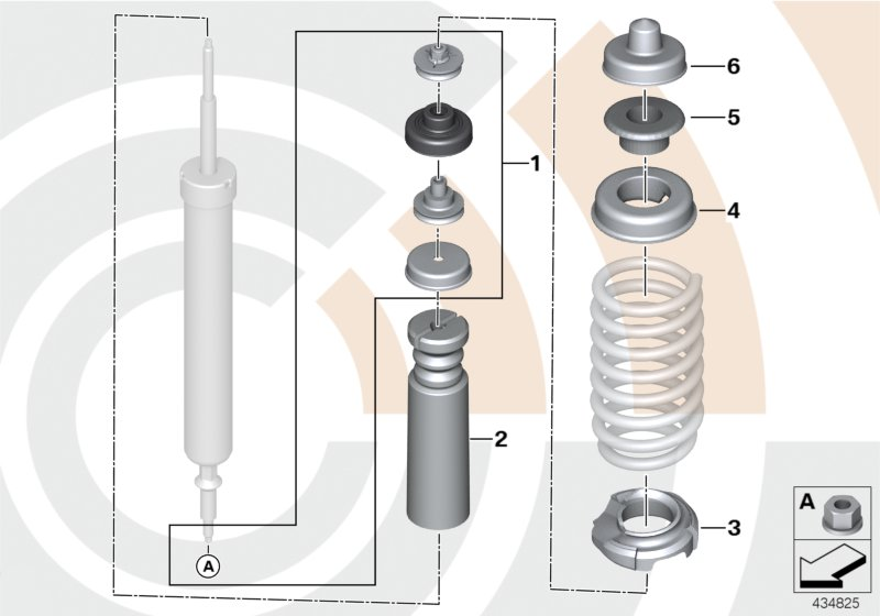 BMW 33 52 2 406 280 - Тампон на макферсън vvparts.bg