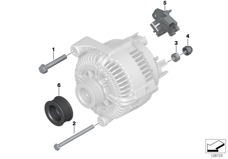 Mini 12317570152 - Ремъчна шайба, генератор vvparts.bg