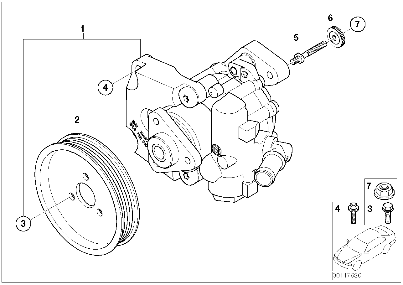 BMW 32 41 6 756 737 - Хидравлична помпа, кормилно управление vvparts.bg