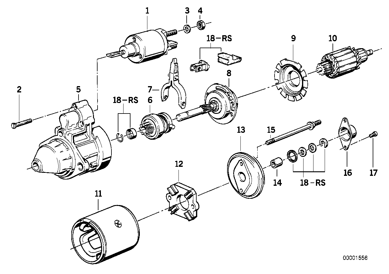 BMW 12 41 1 722 849 - Държач, карбонови четки vvparts.bg