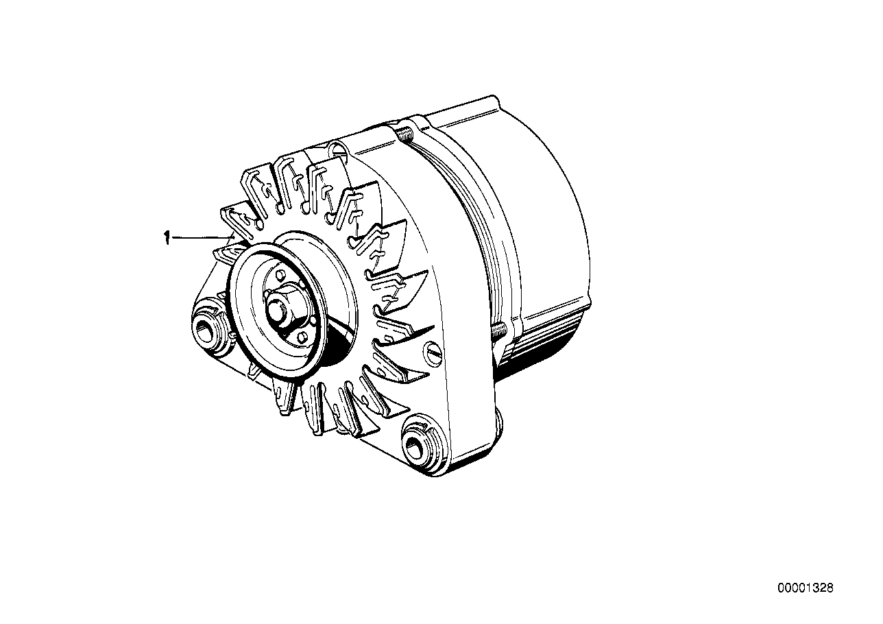 BMW (BRILLIANCE) 12311247310 - Генератор vvparts.bg