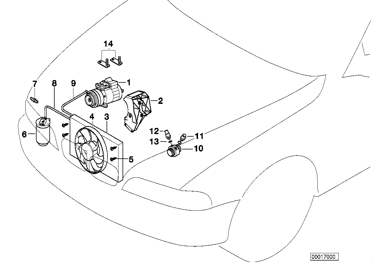 OM 64538373004 - Кондензатор, климатизация vvparts.bg