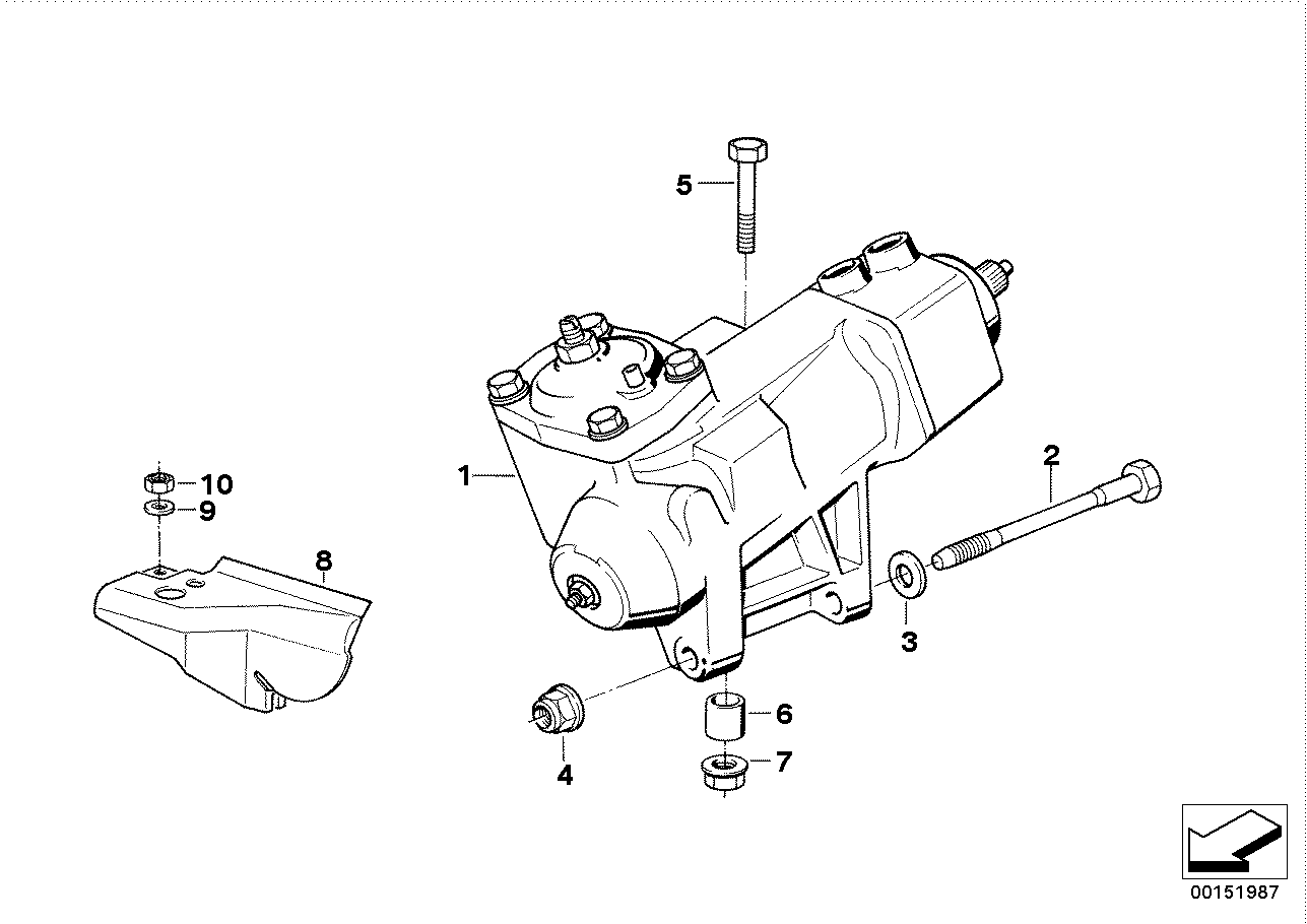 BMW 32 13 1 141 813 - Кормилна кутия vvparts.bg