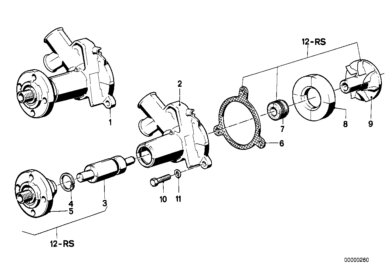 Alfa Romeo 1151.9.070.759 - Водна помпа vvparts.bg