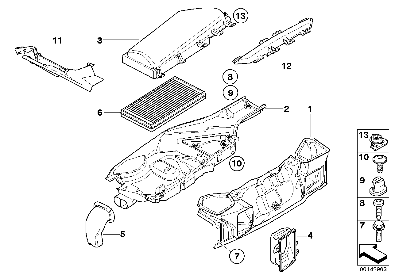 BMW 64316945204 - Филтър купе (поленов филтър) vvparts.bg