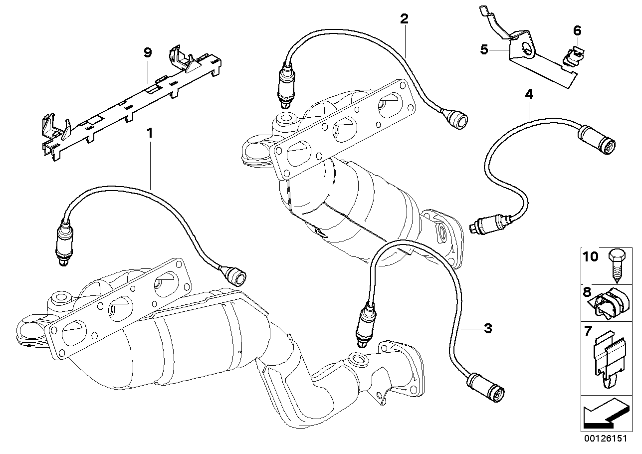 BMW 11 78 7 523 435 - Ламбда-сонда vvparts.bg