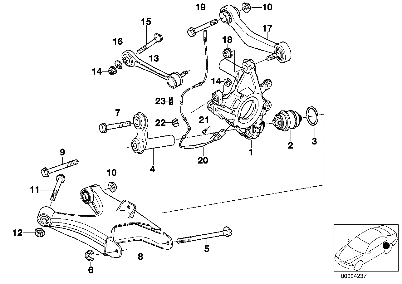 Alpina 33 32 6 770 749 - Носач, окачване на колелата vvparts.bg