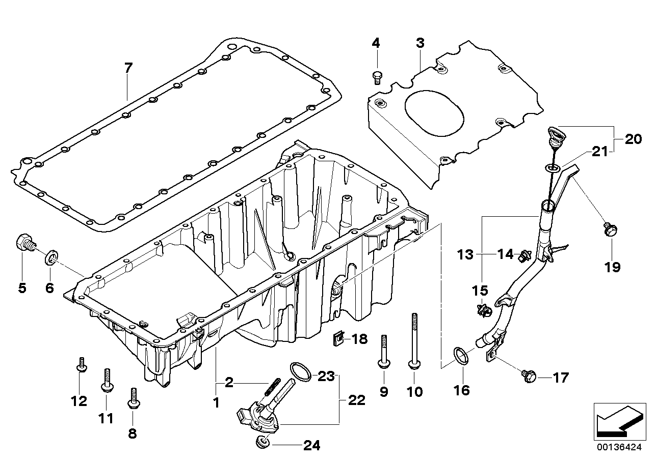 BMW 11 13 7 535 106 - Болтова пробка, маслен картер vvparts.bg