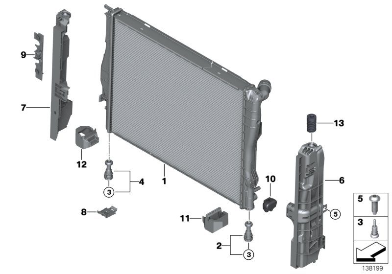 MAZDA 17117790297 - Радиатор, охлаждане на двигателя vvparts.bg