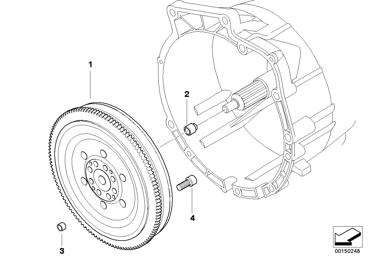 BMW 11 22 7 805 708 - Комплект винтове, маховик vvparts.bg