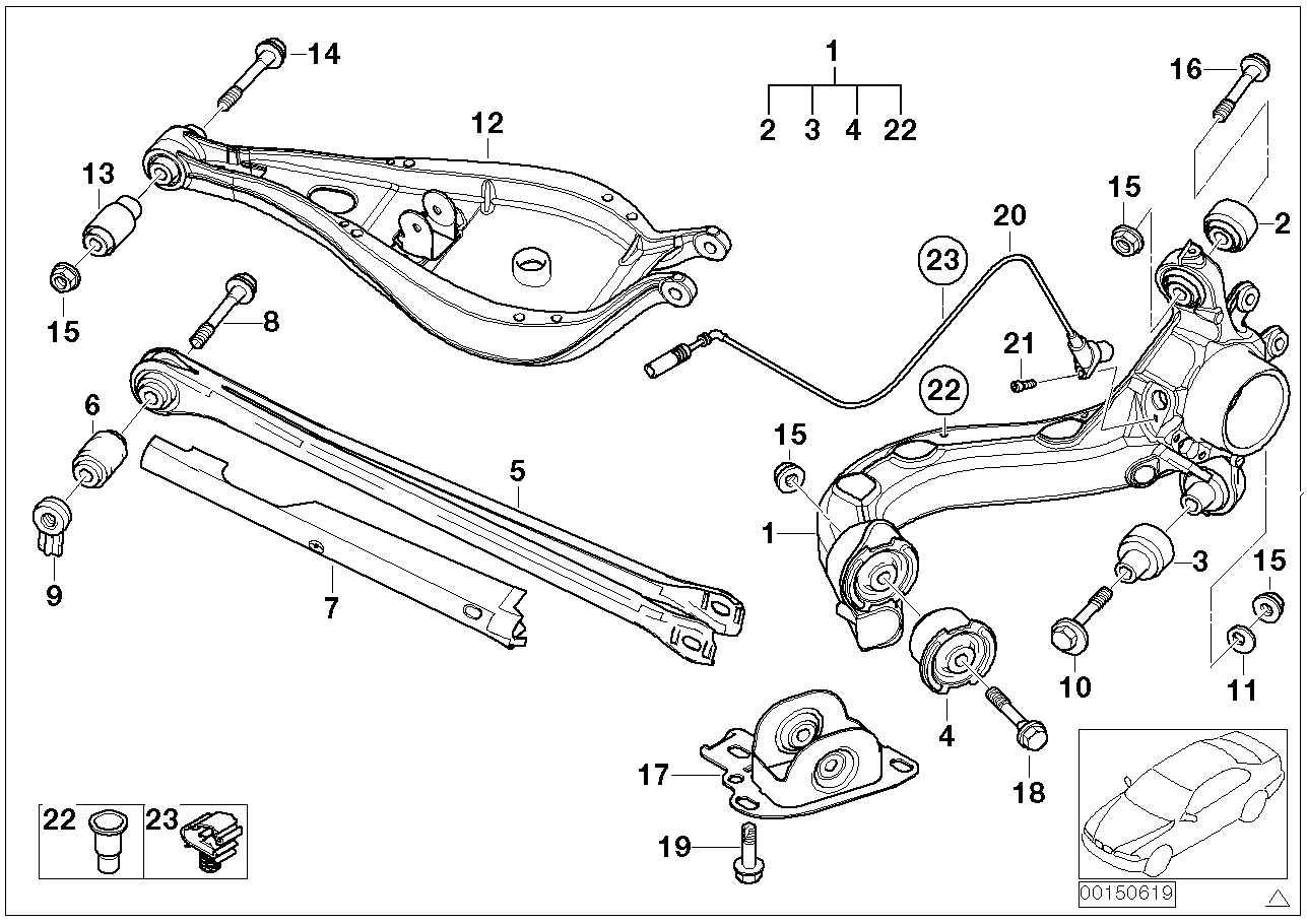 BMW 33 32 6 770 817 - Тампон, носач vvparts.bg