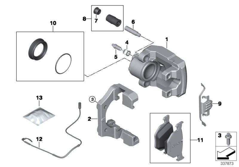 BMW 34216776789 - Спирачен апарат vvparts.bg