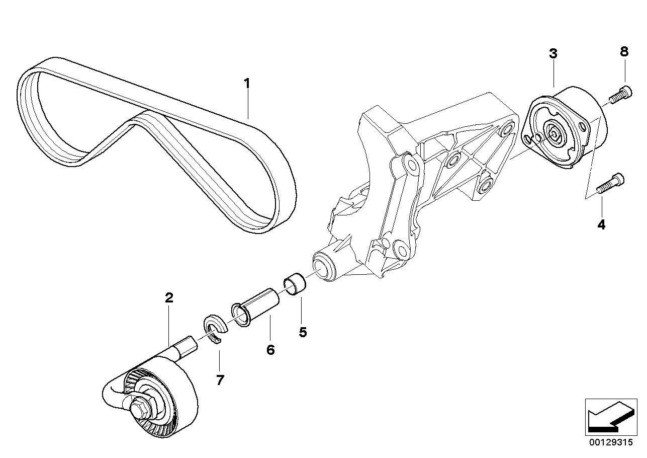 Mini 64557786705 - Пистов ремък vvparts.bg