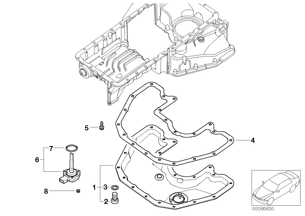 BMW 11137574532 - Маслена вана (картер) vvparts.bg