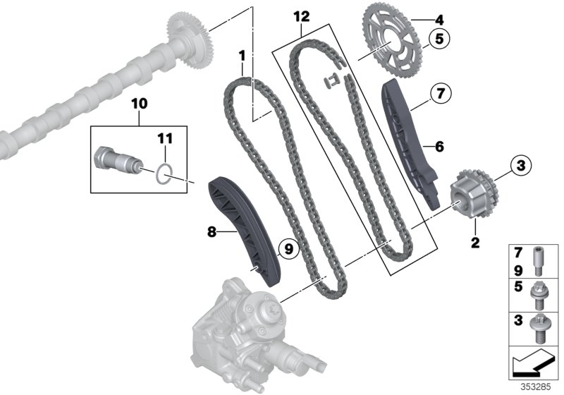 Mini 11 31 8 578 943 - Ангренажна верига vvparts.bg