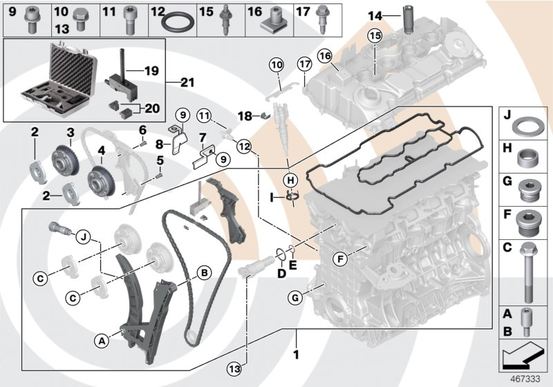 BMW 11 36 7 500 032 - Дефазатор разпр. вал vvparts.bg