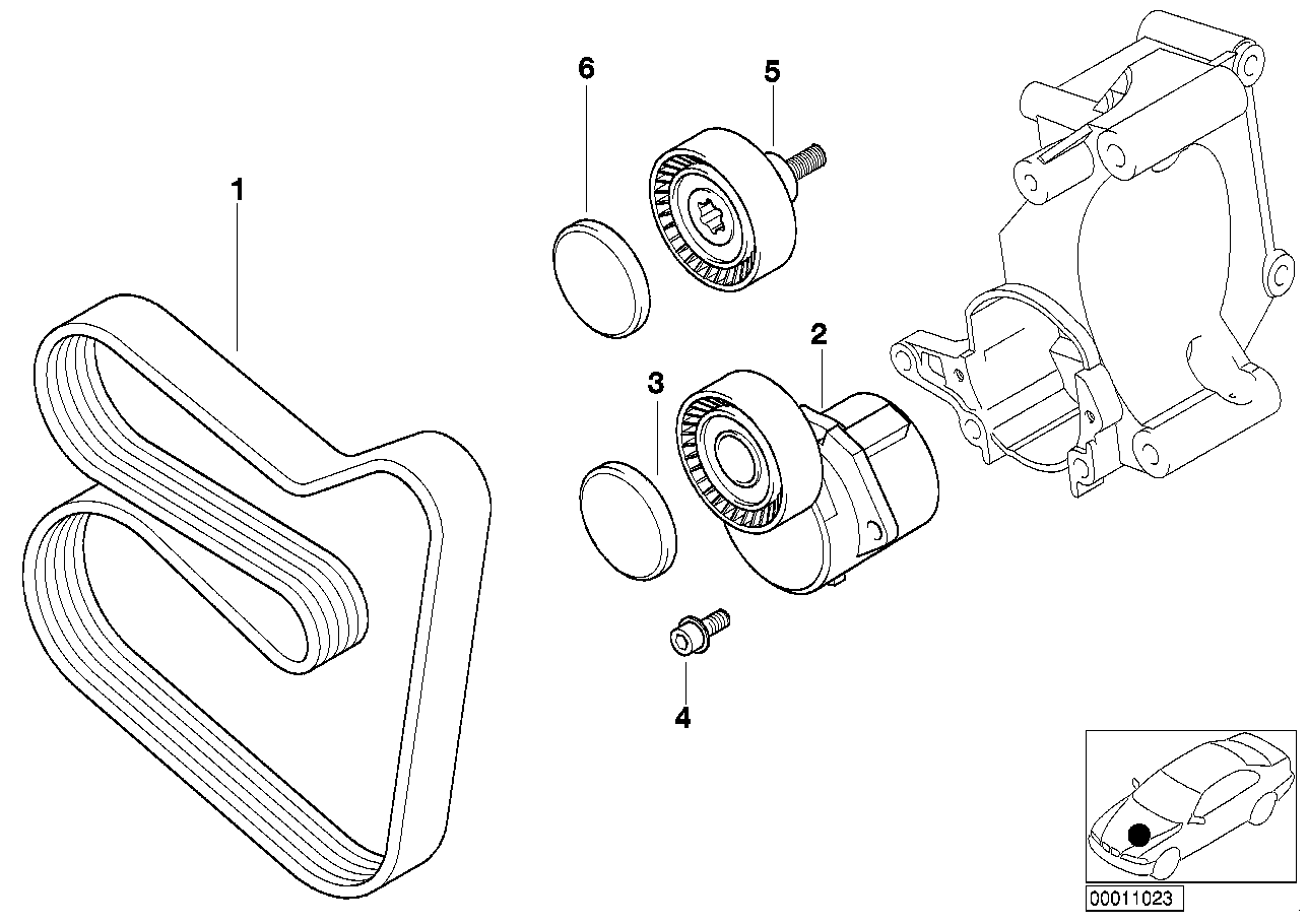 VAG 11281437369 - Пистов ремък vvparts.bg