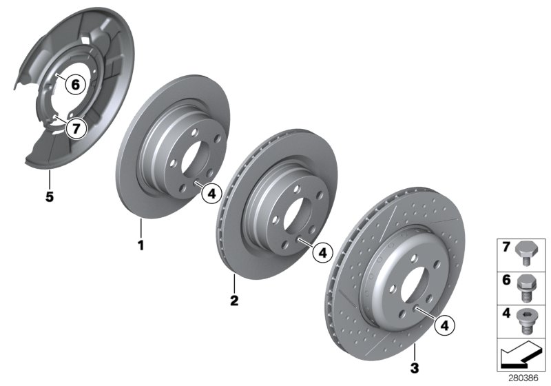 BMW 34216792227 - Спирачен диск vvparts.bg