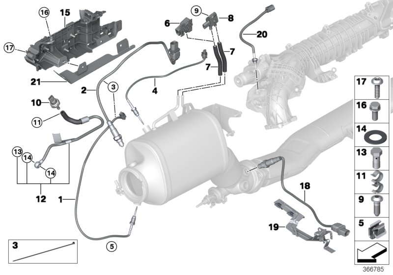 BMW (BRILLIANCE) 13 62 7 801 158 - Ламбда-сонда vvparts.bg