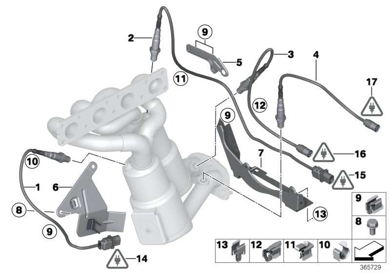 BMW 11787570480 - Ламбда-сонда vvparts.bg