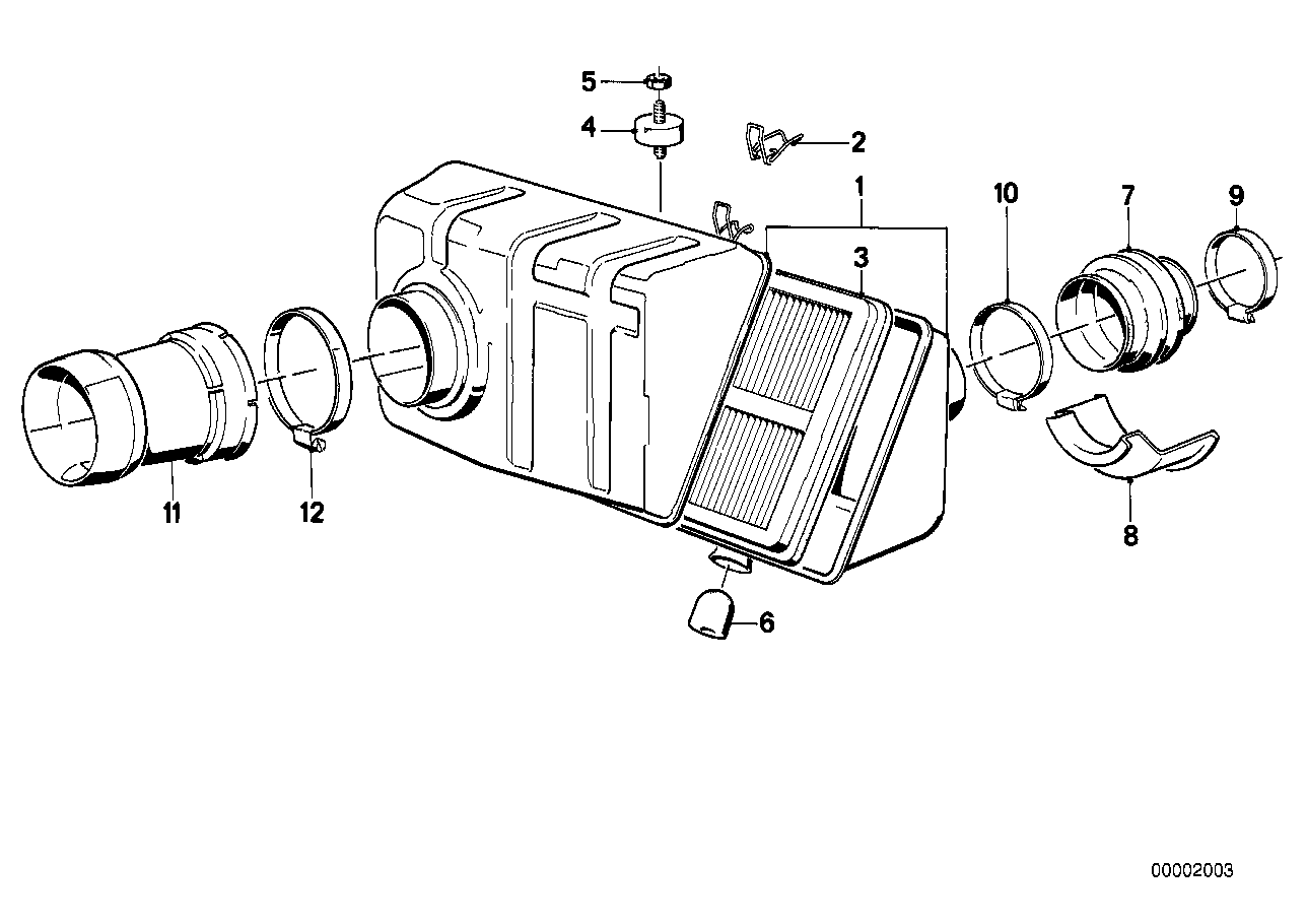 Mini 13 71 1 287 481 - Air filter element vvparts.bg