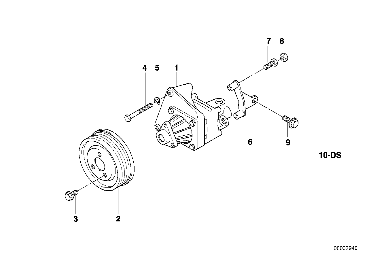 BMW 32 41 1 092 432 - Хидравлична помпа, кормилно управление vvparts.bg