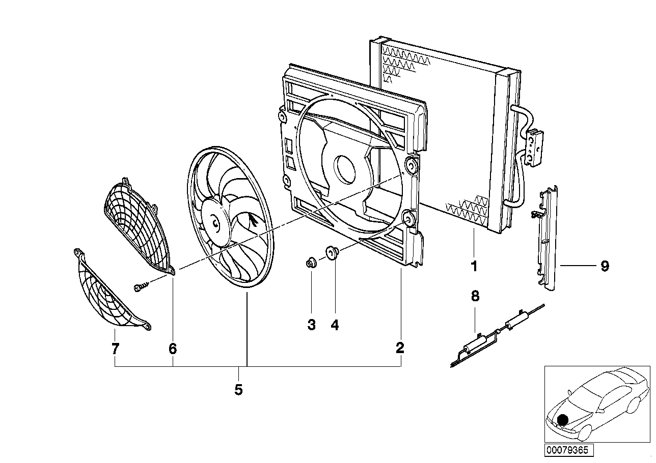 BMW 64 54 6 921 946 - Вентилатор, охлаждане на двигателя vvparts.bg