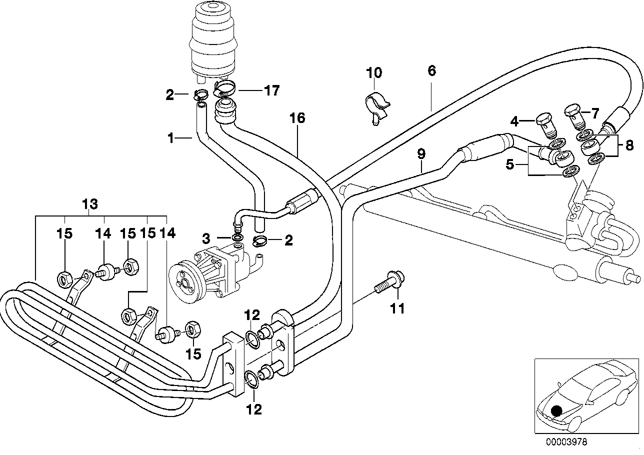 BMW 16 12 1 180 242 - Затягаща скоба vvparts.bg