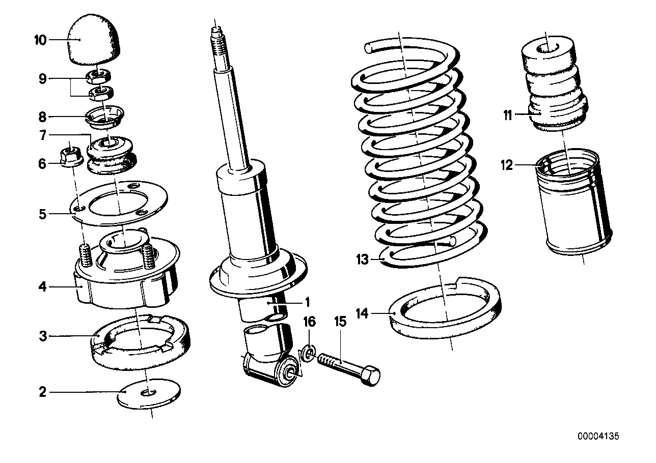 BMW 33 52 1 124 573 - Ударен тампон, окачване (ресьори) vvparts.bg