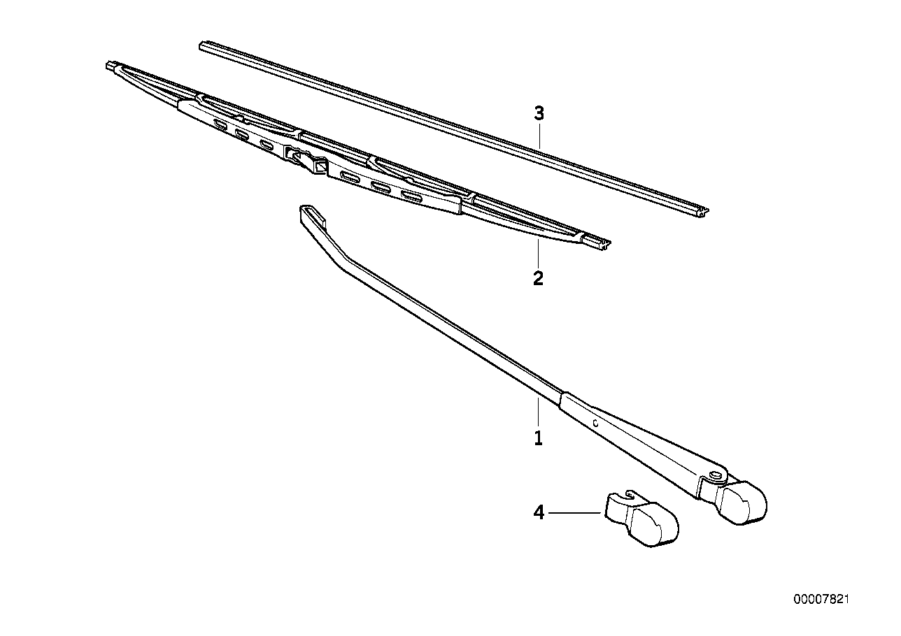 BMW 61619061906 - Перо на чистачка vvparts.bg