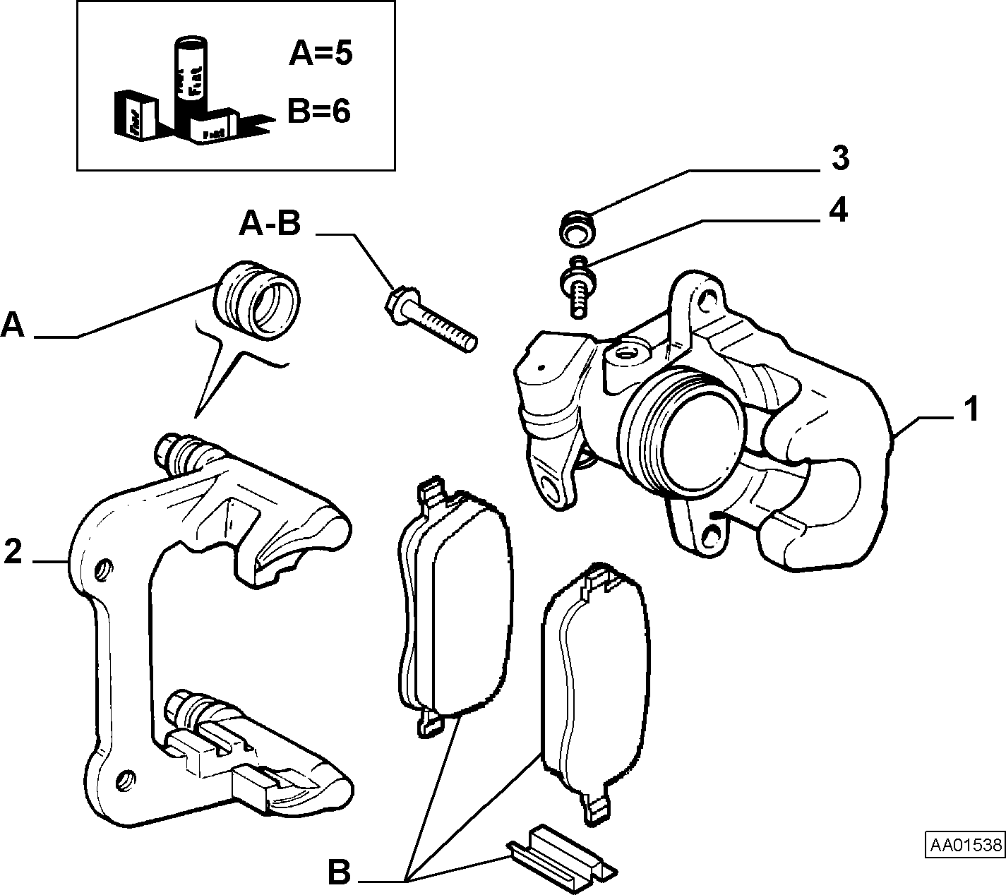 Alfa Romeo 77365750 - Ремонтен комплект, спирачен апарат vvparts.bg