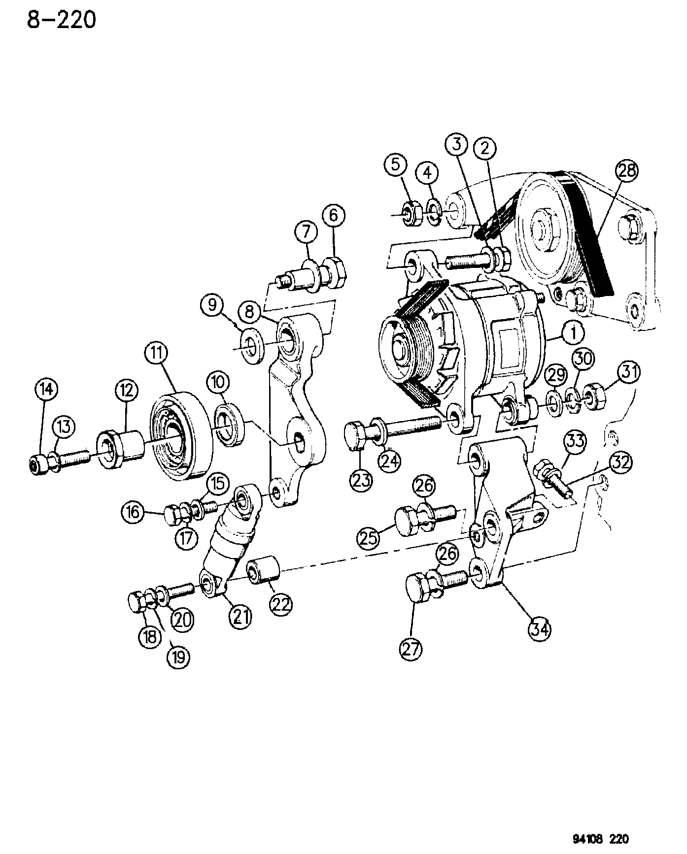 Chrysler 472 3290 - Генератор vvparts.bg