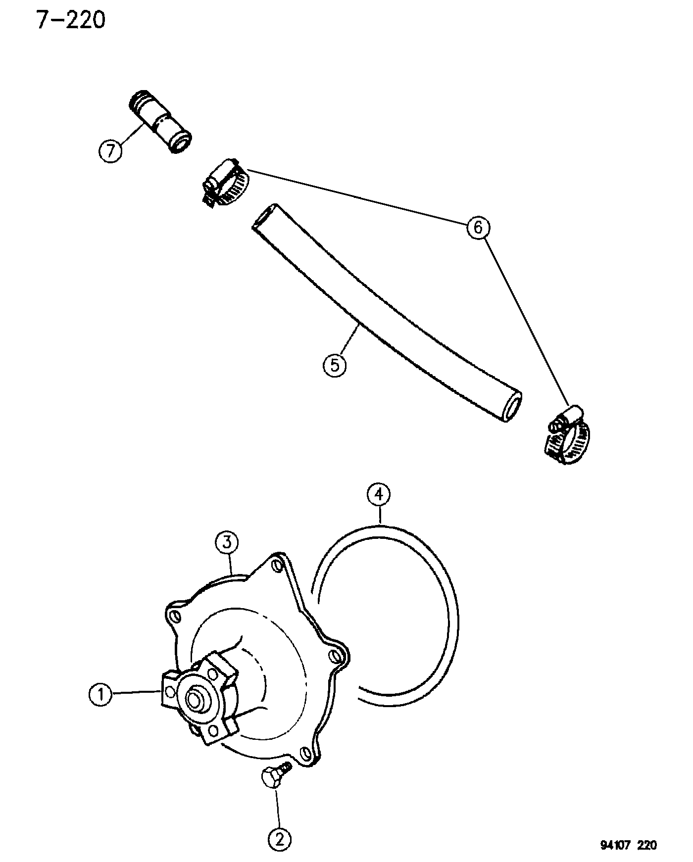 Chrysler 444 8878 - Водна помпа vvparts.bg